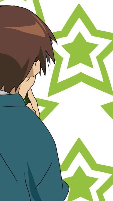 幸运星 星星背景动漫电脑壁纸下载(1)