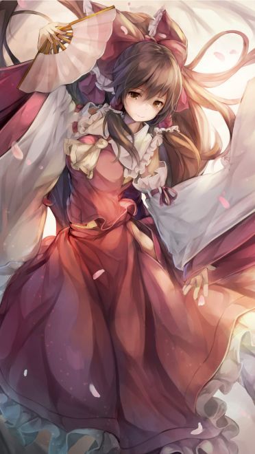 东方Project 永远の巫女博丽灵梦 动漫手机壁纸下载