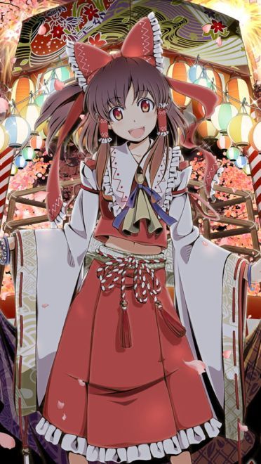 东方Project 永远の巫女博丽灵梦 动漫手机壁纸下载