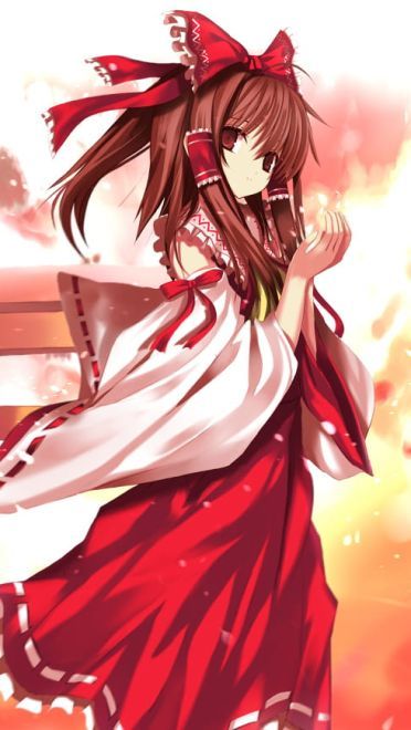 东方Project 永远の巫女博丽灵梦 动漫手机壁纸下载