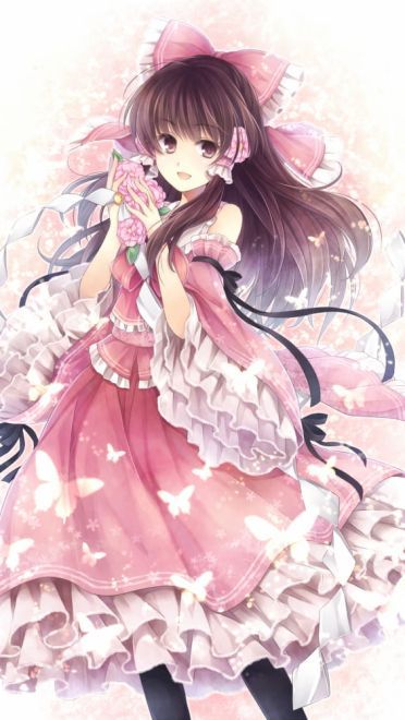 东方Project 永远の巫女博丽灵梦 动漫手机壁纸下载