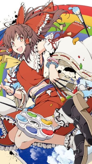 东方Project 永远の巫女博丽灵梦 动漫手机壁纸下载