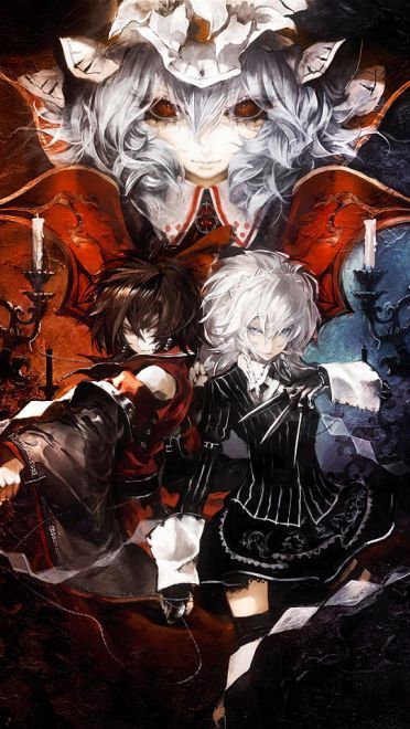 东方Project 永远の巫女博丽灵梦 动漫手机壁纸下载