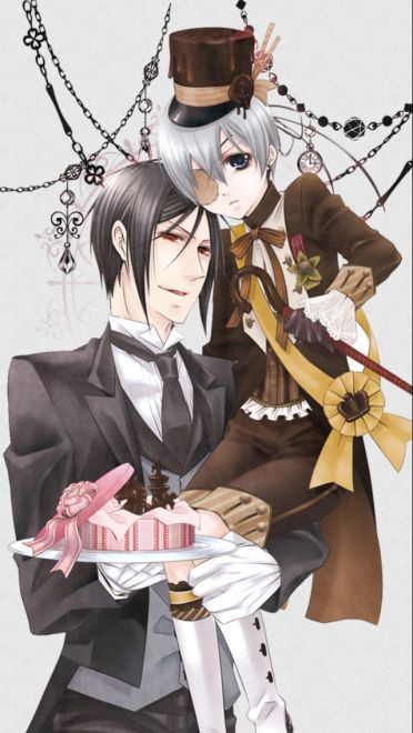 黑执事夏尔&塞巴斯蒂安 手机壁纸图集