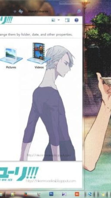 基番也发糖？冰上的尤里 win7主题