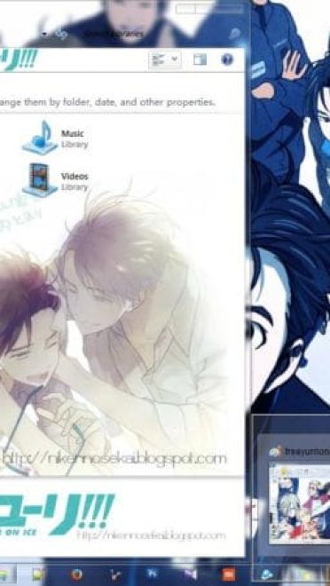 基番也发糖？冰上的尤里 win7主题