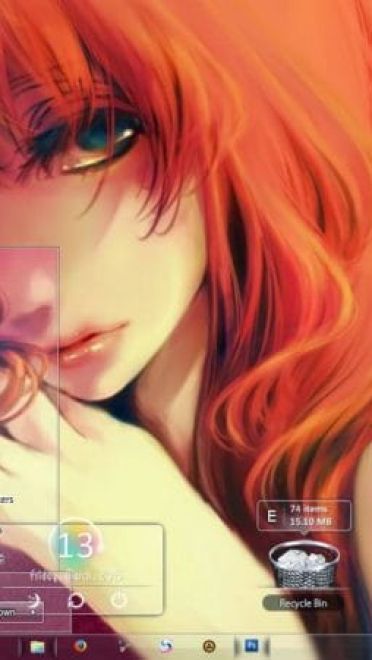 巡音ルカwin7电脑主题下载