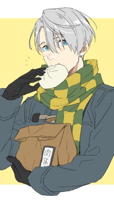 冰上的尤里CP 维克多和尤里 手机壁纸下载(1)