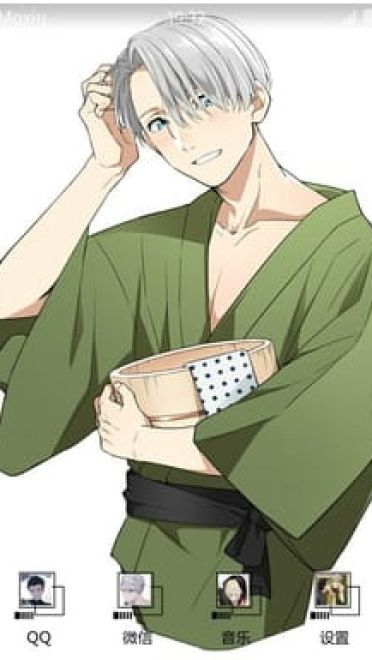 冰上的尤里 浴衣维克托 安卓手机主题下载