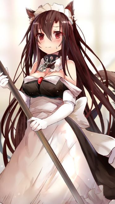 拜倒在围裙下 女仆装动漫手机壁纸下载(1)