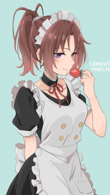 拜倒在围裙下 女仆装动漫手机壁纸下载(1)