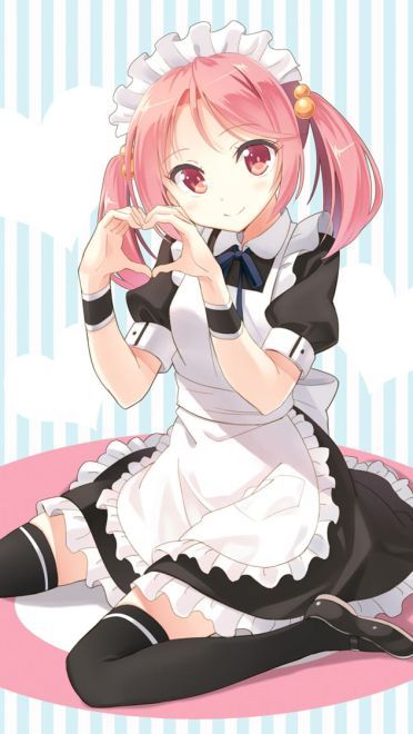 拜倒在围裙下 女仆装动漫手机壁纸下载(1)