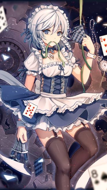 拜倒在围裙下 女仆装动漫手机壁纸下载(1)