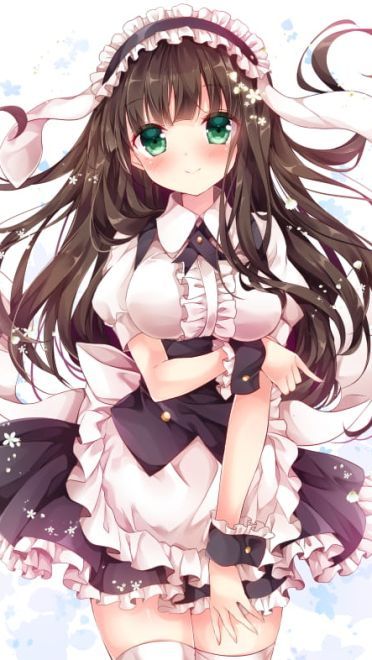 拜倒在围裙下 女仆装动漫手机壁纸下载(1)