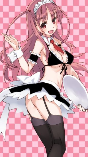 拜倒在围裙下 女仆装动漫手机壁纸下载(1)