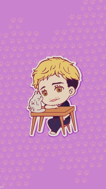 冰上的尤里 Q版手机壁纸