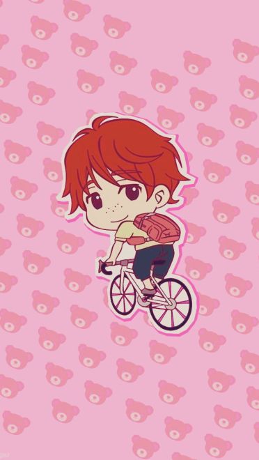 冰上的尤里 Q版手机壁纸