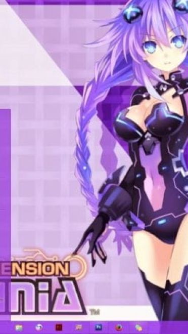 紫色之心 超次元海王星 win8主题