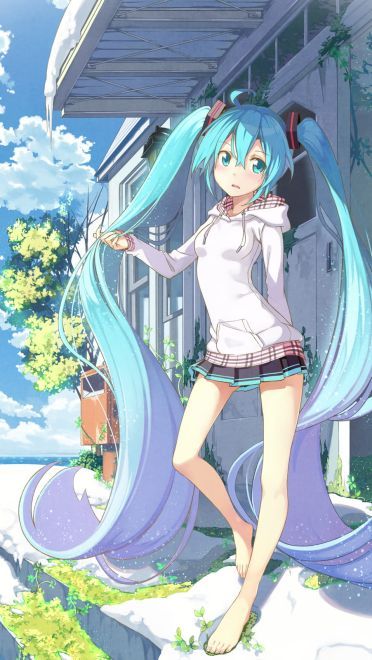 偶像公主初音miku 手机壁纸美图