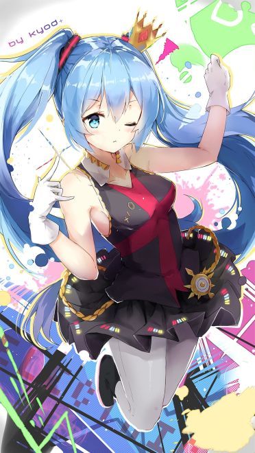 偶像公主初音miku 手机壁纸美图