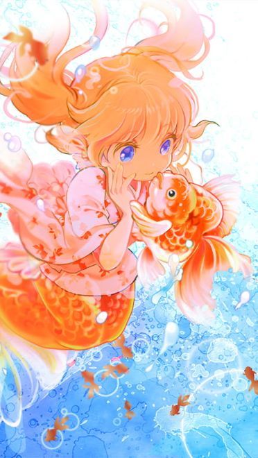 转发有好运哟~锦鲤动漫手机壁纸下载(1)