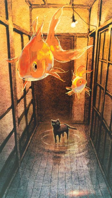 转发有好运哟~锦鲤动漫手机壁纸下载(1)