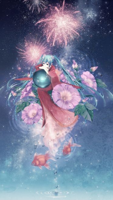 转发有好运哟~锦鲤动漫手机壁纸下载(1)