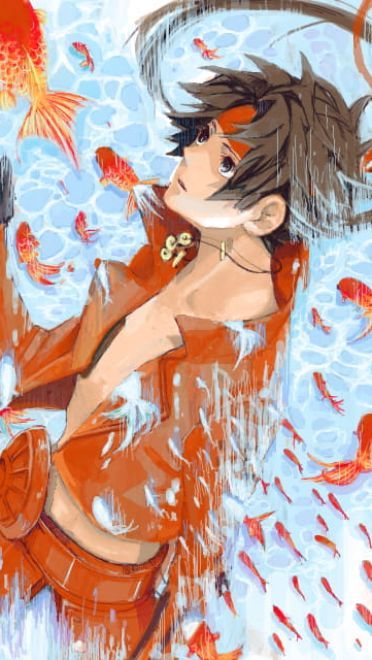 转发有好运哟~锦鲤动漫手机壁纸下载(1)