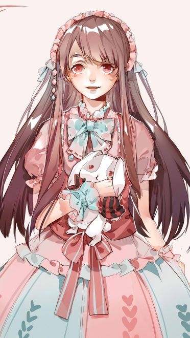 Lolita少女手机壁纸 P站lo娘美图(1)