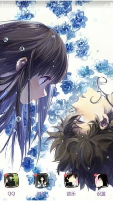 冰菓 折木奉太郎&千反田爱瑠 安卓手机主题下载