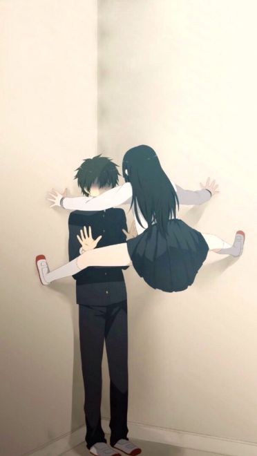 冰菓 折木奉太郎&千反田爱瑠 玫瑰色的动漫手机壁纸(1)