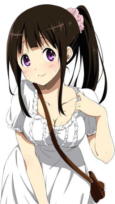 冰菓 折木奉太郎&千反田爱瑠 玫瑰色的动漫手机壁纸(1)