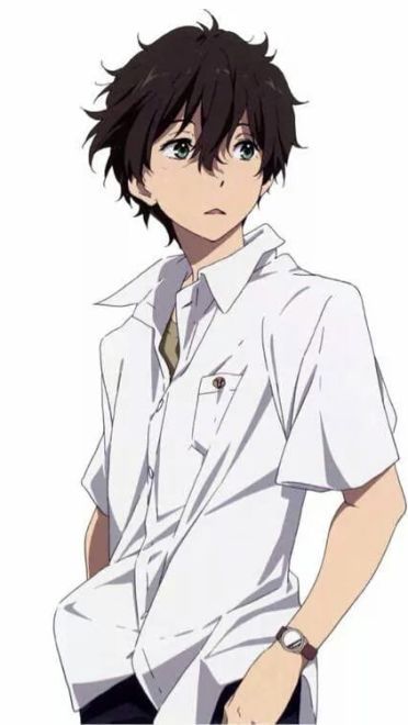 冰菓 折木奉太郎&千反田爱瑠 玫瑰色的动漫手机壁纸(1)