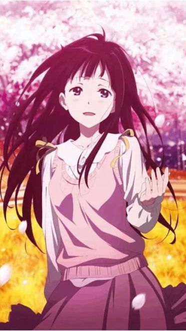 冰菓 折木奉太郎&千反田爱瑠 玫瑰色的动漫手机壁纸(1)