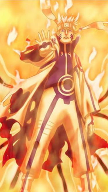 火影鸣人九尾结合体 壁纸下载