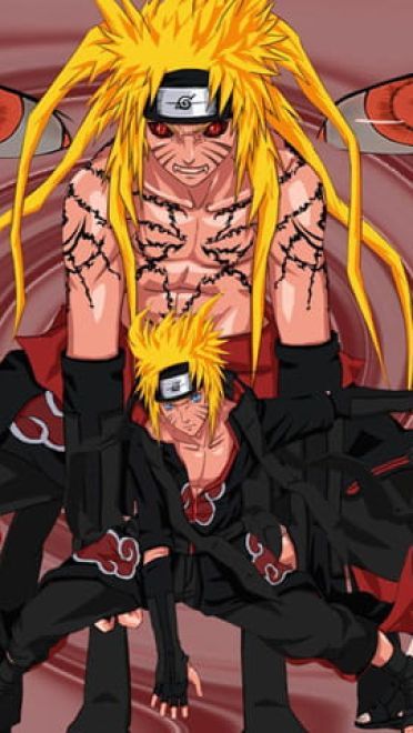 火影鸣人九尾结合体 壁纸下载