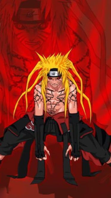 火影鸣人九尾结合体 壁纸下载