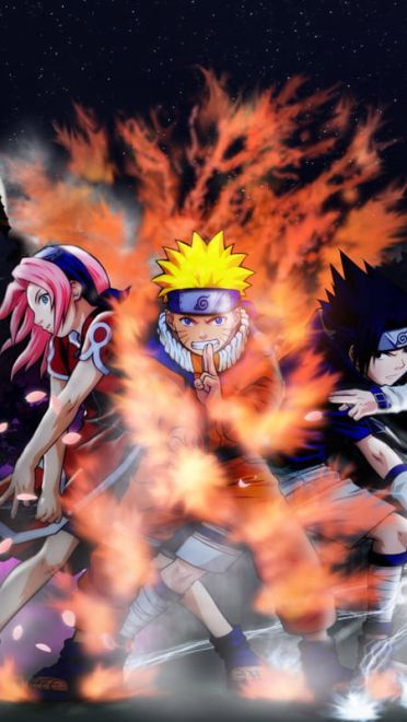 火影忍者之三人行手机壁纸