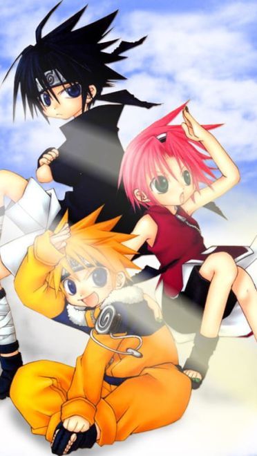 火影忍者之三人行手机壁纸