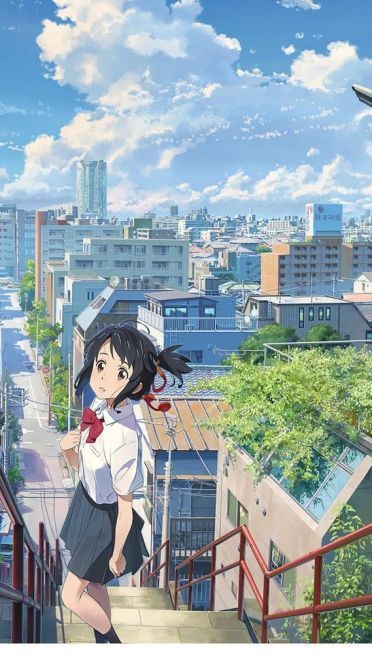 新海诚巨作你的名字 插画桌面壁纸下载(1)