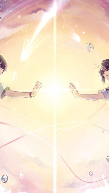 新海诚巨作你的名字 插画桌面壁纸下载(1)