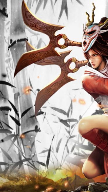 LOL暗影之拳 阿卡丽魅惑壁纸