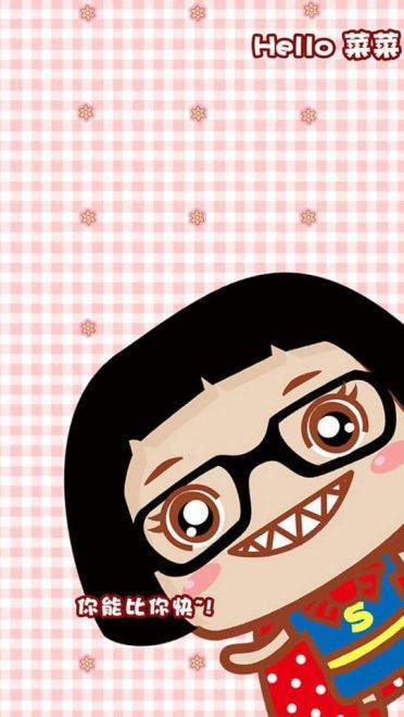 Hello菜菜搞笑卡通壁纸