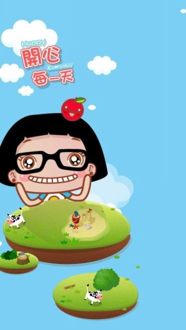 Hello菜菜搞笑卡通壁纸