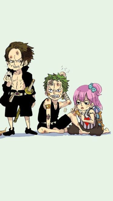 简约清新Q版海贼王壁纸