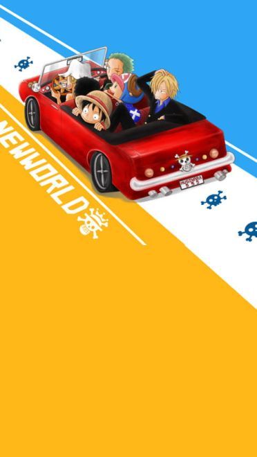 简约清新Q版海贼王壁纸