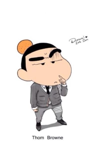 贱萌的小新变成土豪之后可爱壁纸