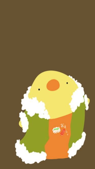 小黄鸡咯咯哒 萌系小黄鸡手机壁纸