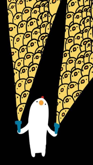 小黄鸡咯咯哒 萌系小黄鸡手机壁纸