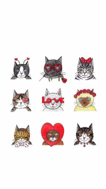 卡通简单绘 好看的手机壁纸(1)